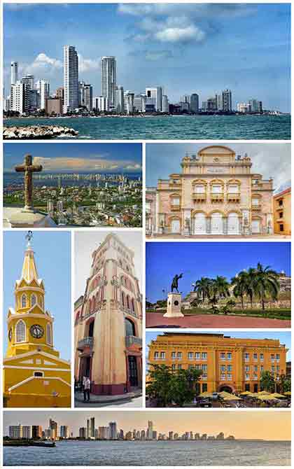 There are many places to visit in Cartagena